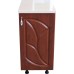 Corp inferior cu 1 Usa Dreapta Zebra, Wenge/MDF Cedru Frunza si blat Travertin 40 x 85 x 60
